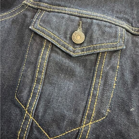 Levi's Sherpa Trucker Jacket Dark Rinse NEW Size Medium - Picture 8 of 14